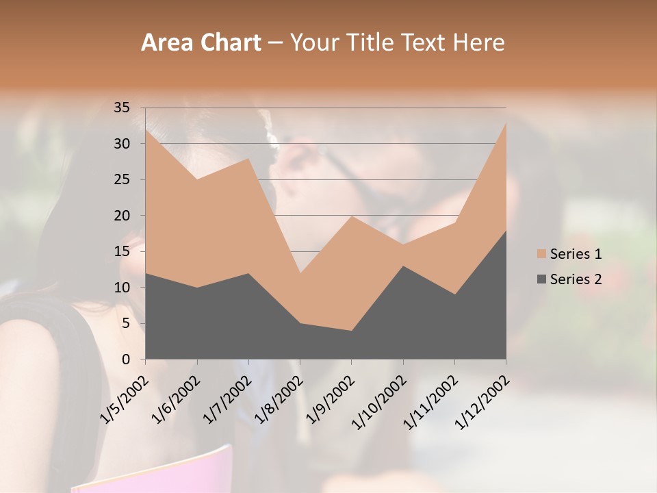 Outdoor Male High School PowerPoint Template