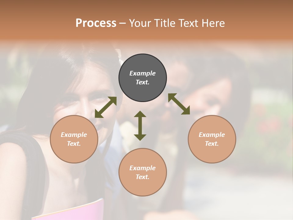Outdoor Male High School PowerPoint Template