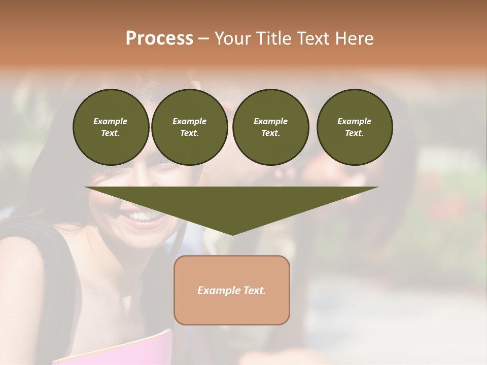 Outdoor Male High School PowerPoint Template