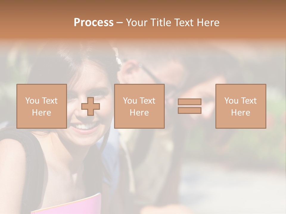 Outdoor Male High School PowerPoint Template