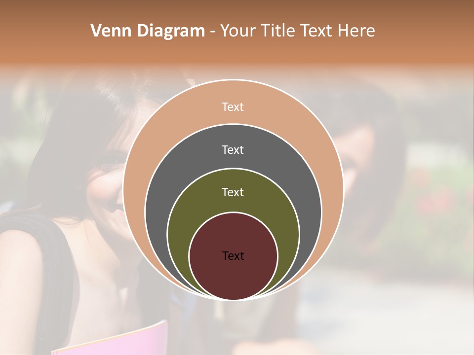 Outdoor Male High School PowerPoint Template