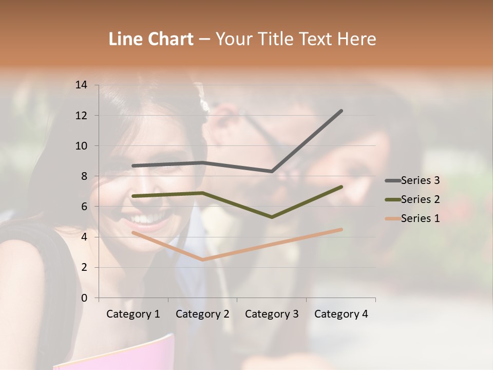 Outdoor Male High School PowerPoint Template