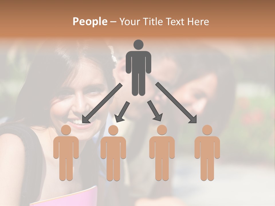 Outdoor Male High School PowerPoint Template