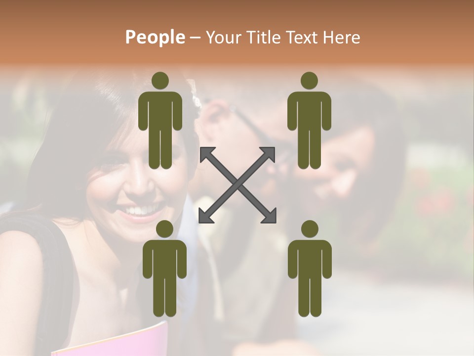 Outdoor Male High School PowerPoint Template