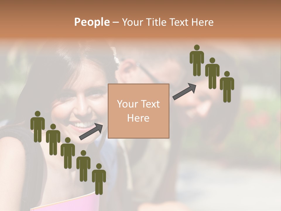 Outdoor Male High School PowerPoint Template