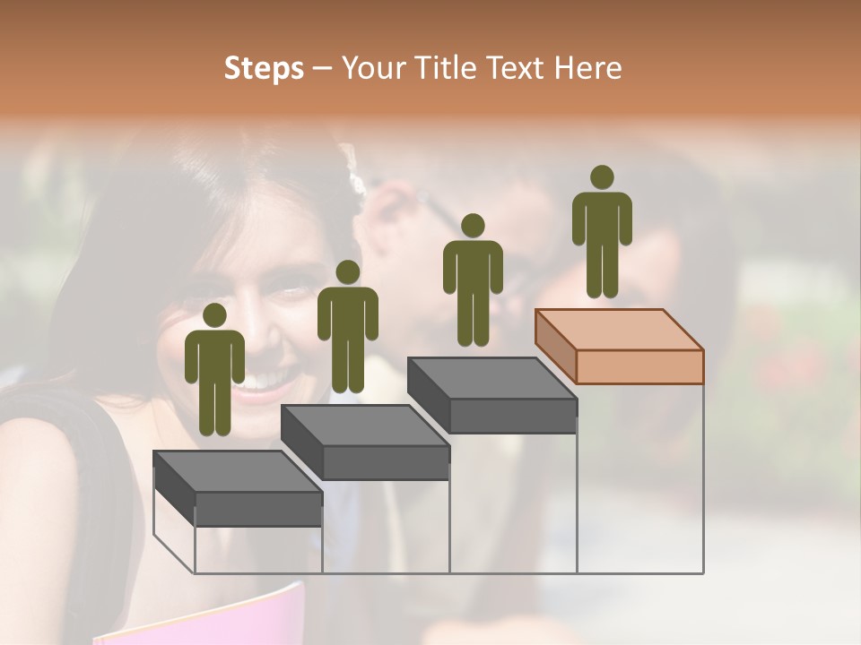 Outdoor Male High School PowerPoint Template