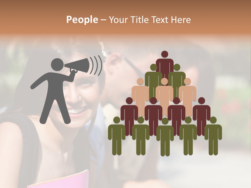 Outdoor Male High School PowerPoint Template