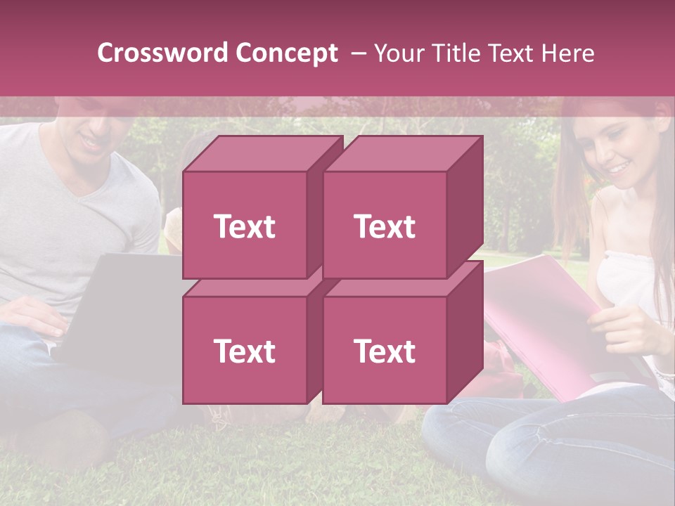 Graduate Woman Class PowerPoint Template