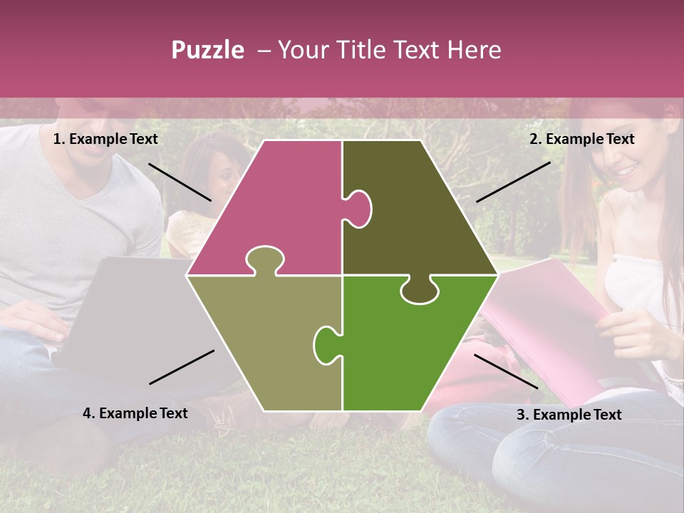 Graduate Woman Class PowerPoint Template