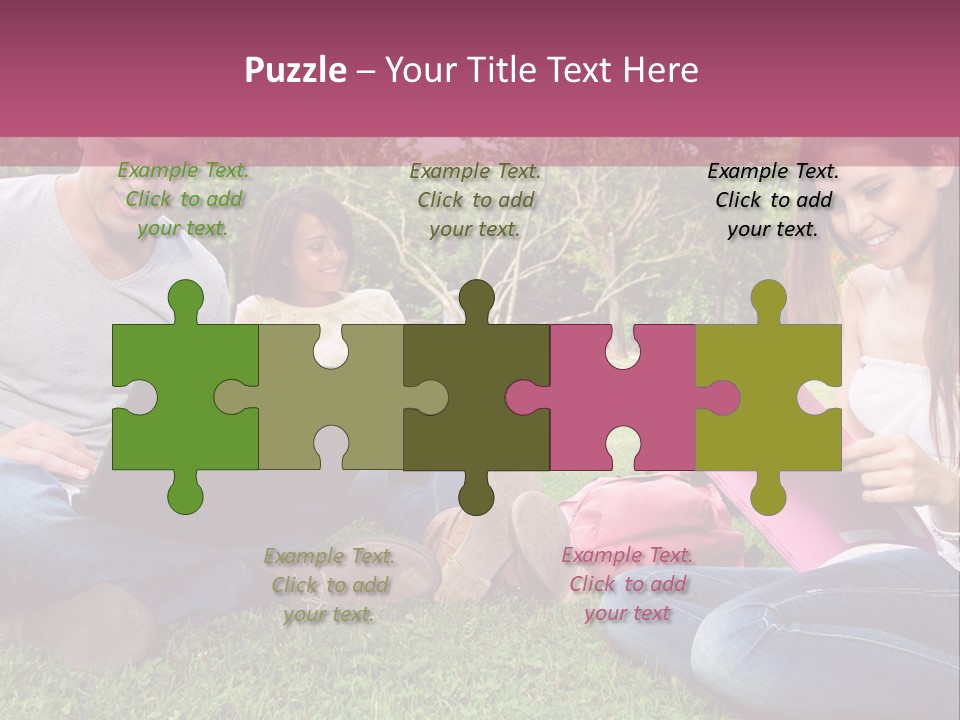 Graduate Woman Class PowerPoint Template