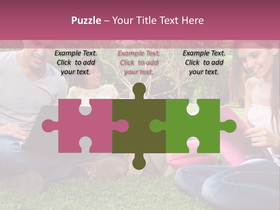 Graduate Woman Class PowerPoint Template