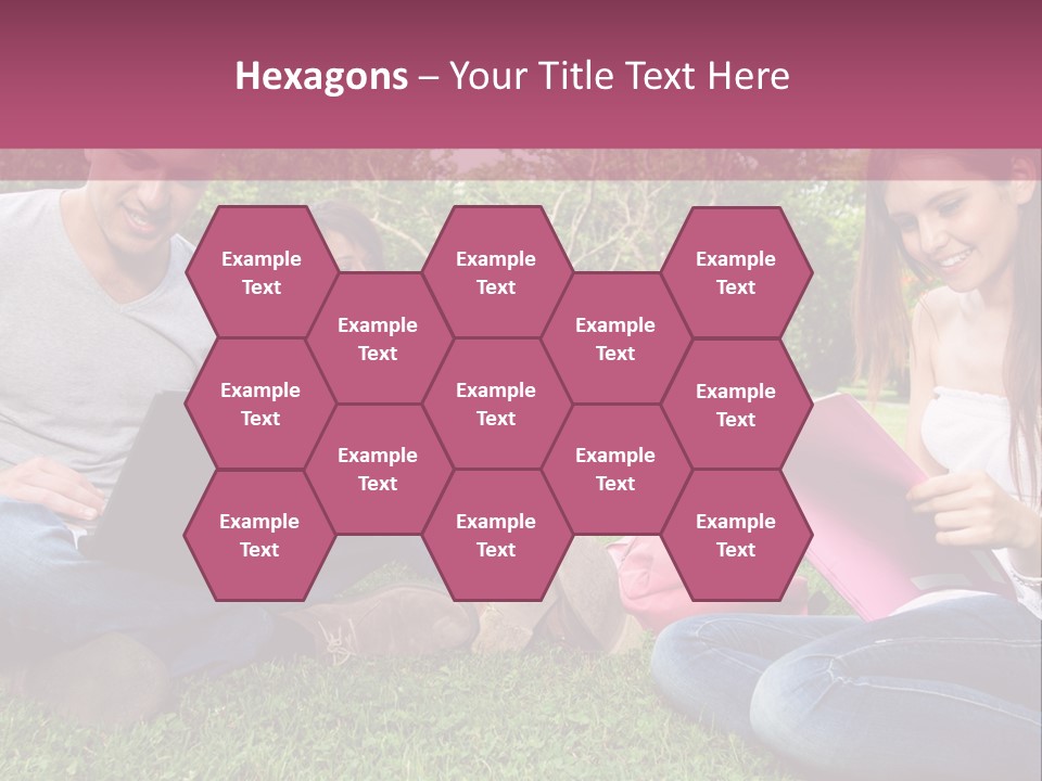 Graduate Woman Class PowerPoint Template