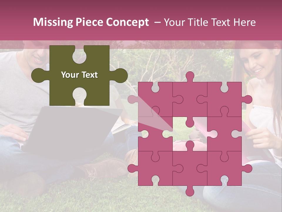 Graduate Woman Class PowerPoint Template