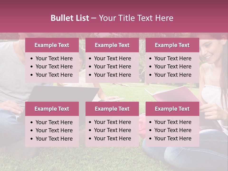 Graduate Woman Class PowerPoint Template