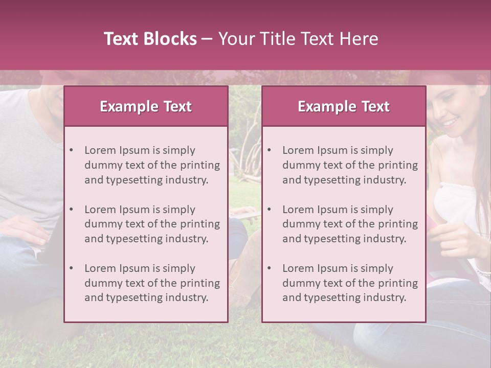 Graduate Woman Class PowerPoint Template