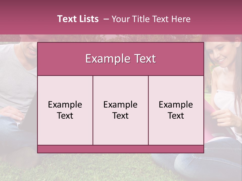Graduate Woman Class PowerPoint Template