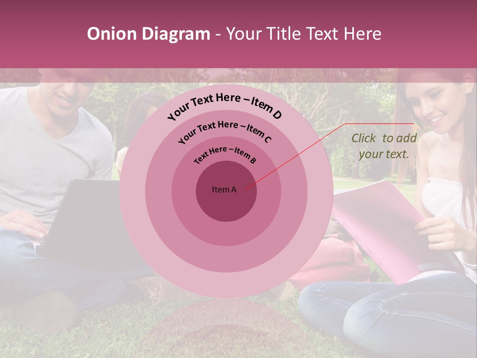 Graduate Woman Class PowerPoint Template