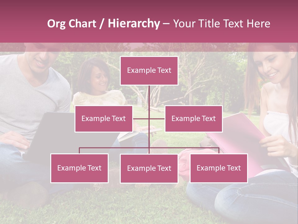 Graduate Woman Class PowerPoint Template