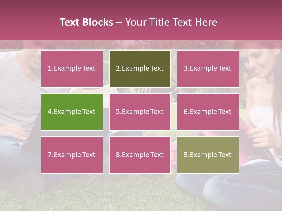 Graduate Woman Class PowerPoint Template