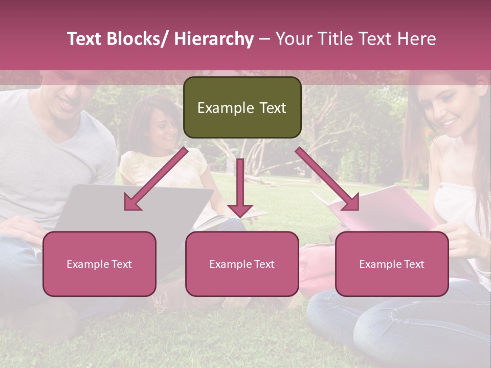 Graduate Woman Class PowerPoint Template