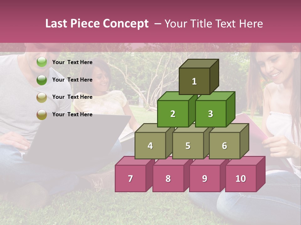 Graduate Woman Class PowerPoint Template