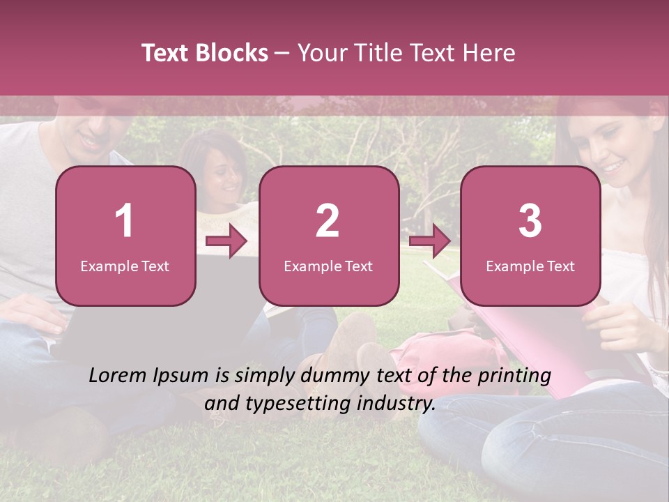 Graduate Woman Class PowerPoint Template