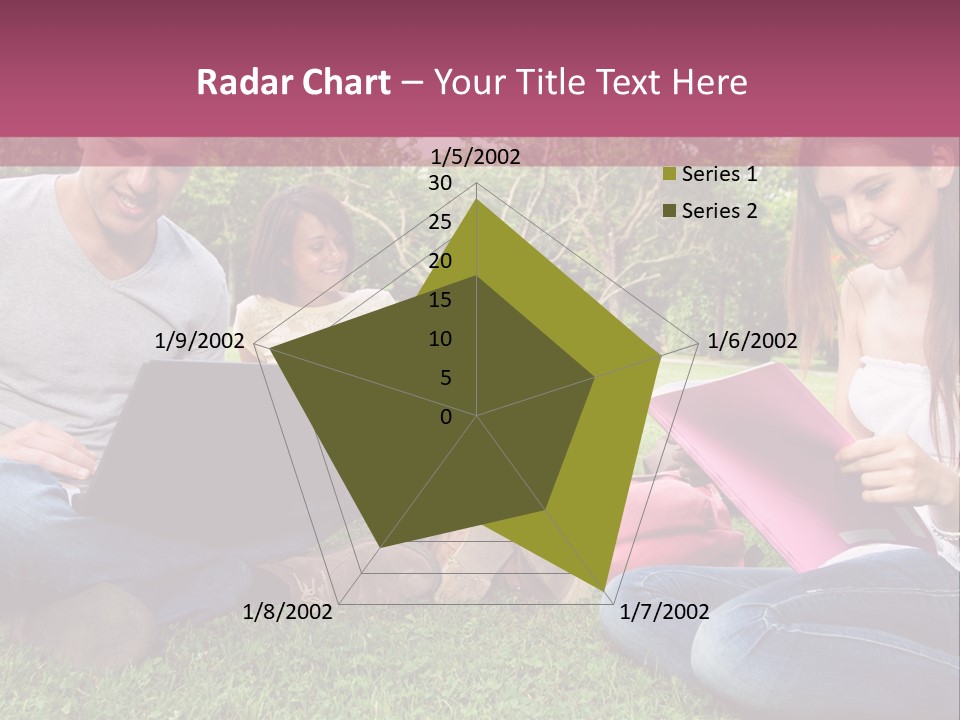 Graduate Woman Class PowerPoint Template