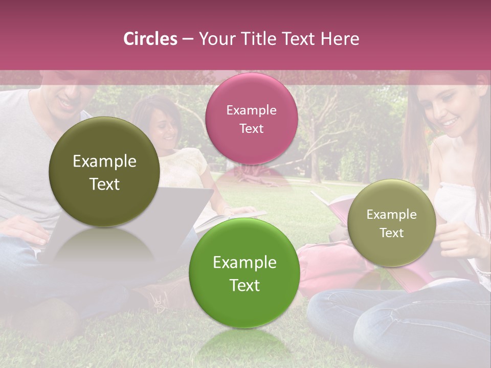 Graduate Woman Class PowerPoint Template