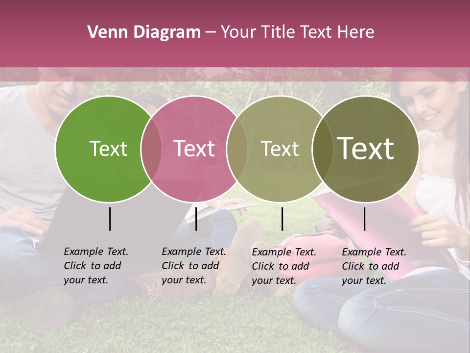 Graduate Woman Class PowerPoint Template