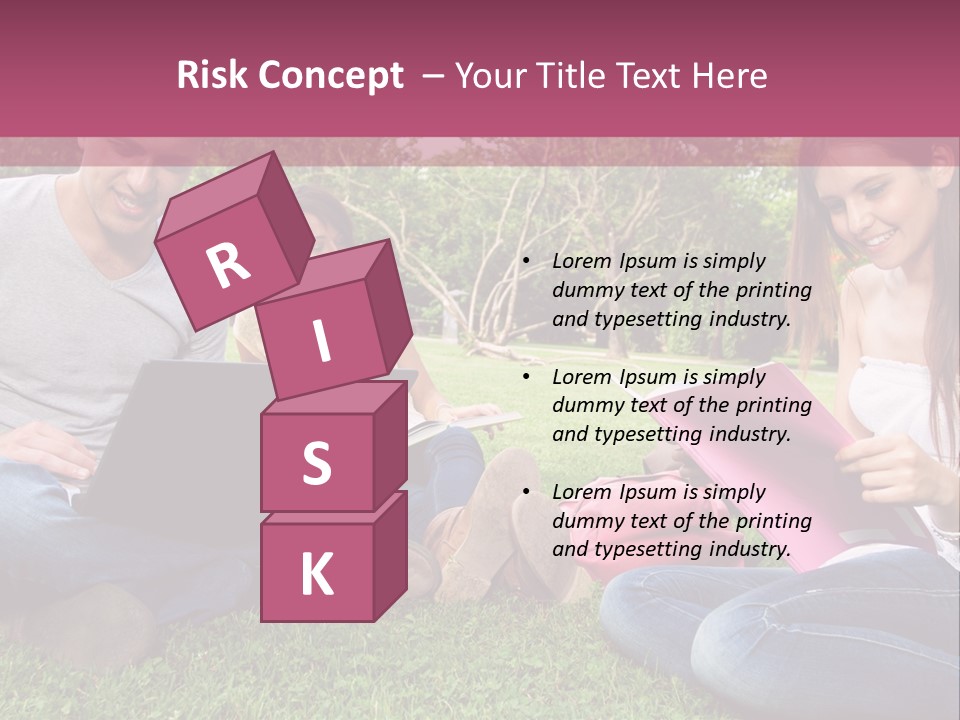 Graduate Woman Class PowerPoint Template