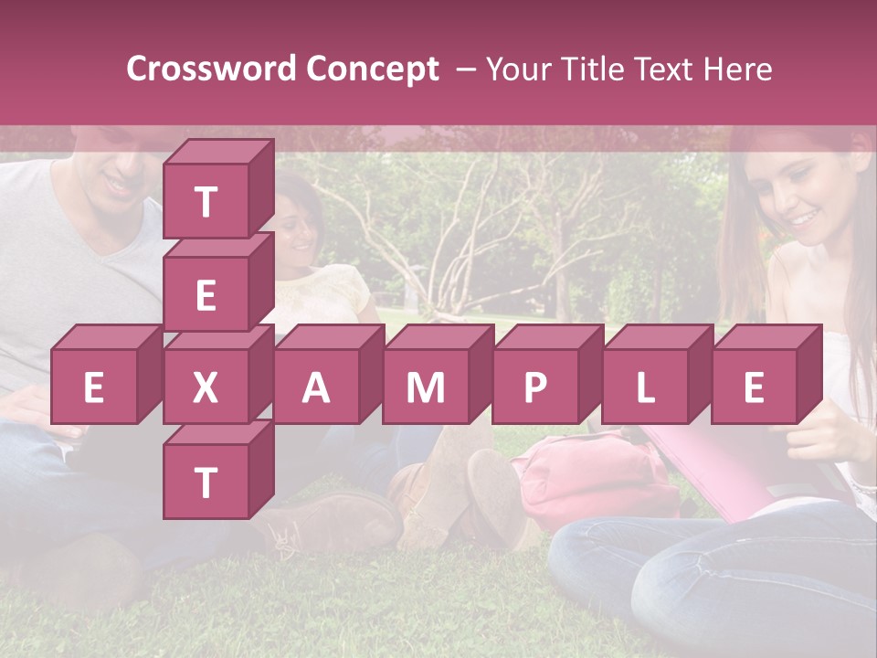 Graduate Woman Class PowerPoint Template