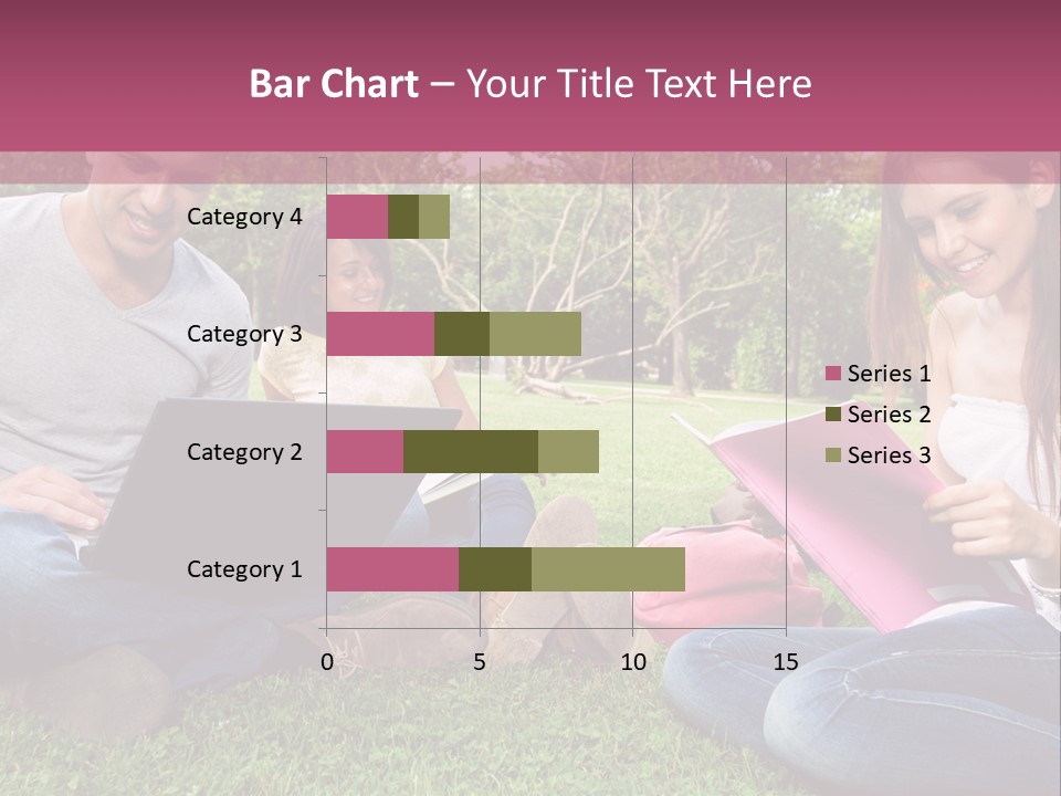 Graduate Woman Class PowerPoint Template