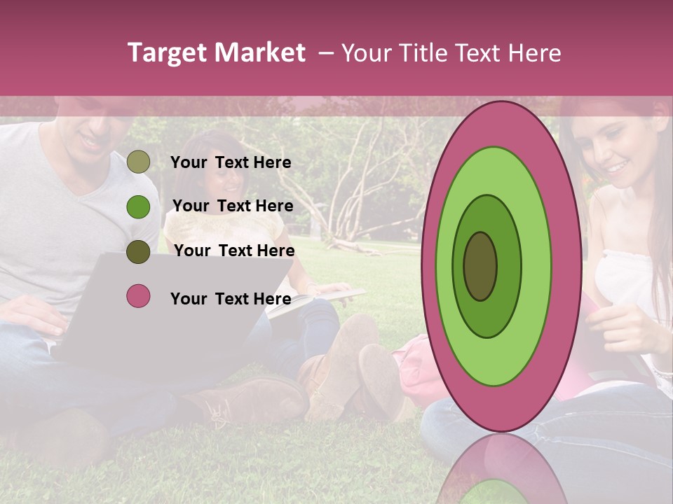 Graduate Woman Class PowerPoint Template