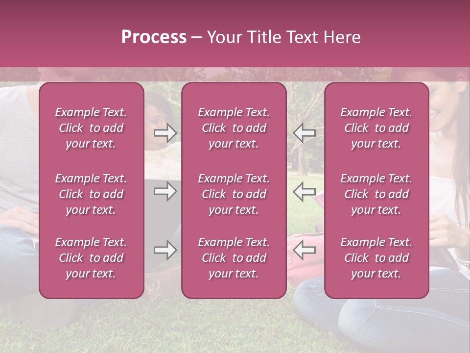Graduate Woman Class PowerPoint Template