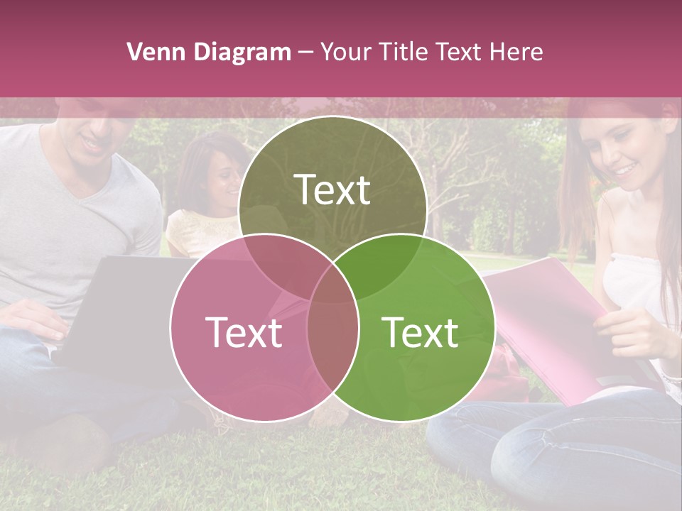 Graduate Woman Class PowerPoint Template