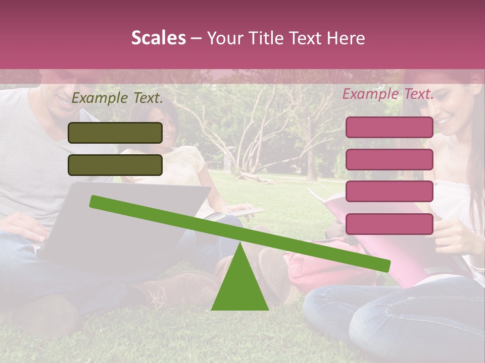 Graduate Woman Class PowerPoint Template