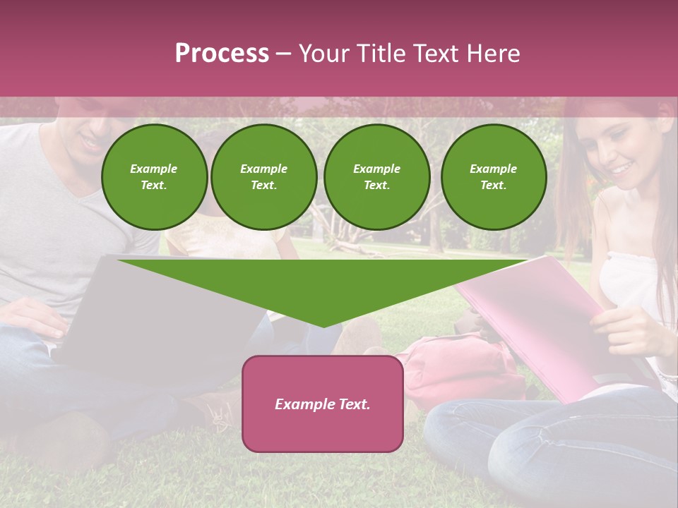 Graduate Woman Class PowerPoint Template