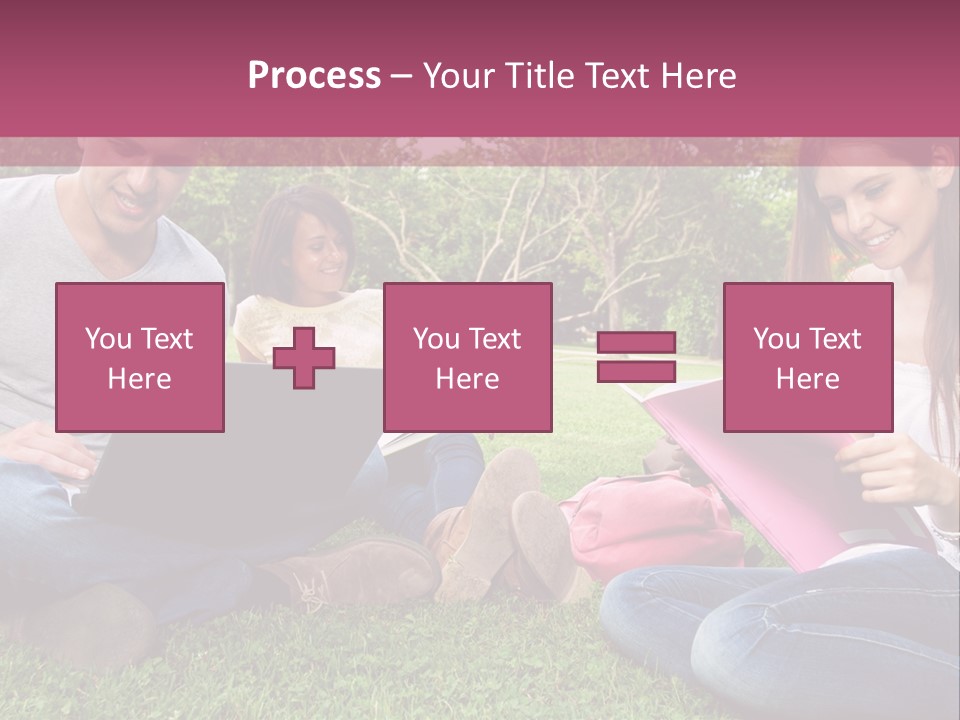 Graduate Woman Class PowerPoint Template