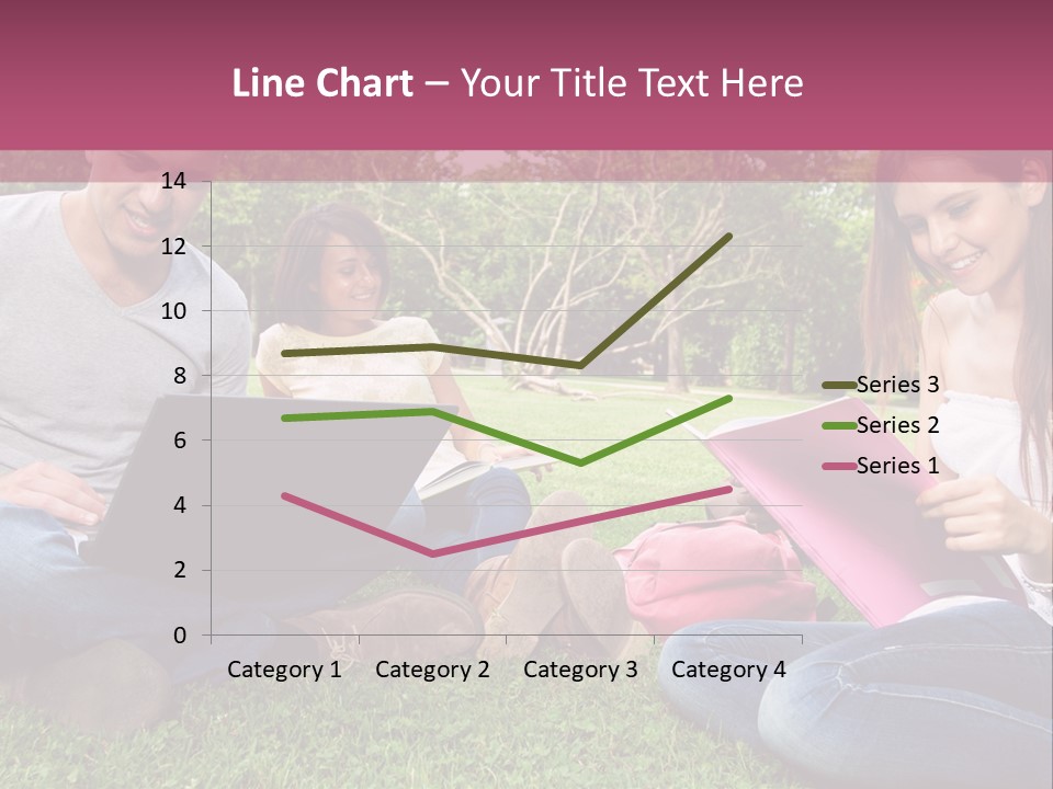 Graduate Woman Class PowerPoint Template