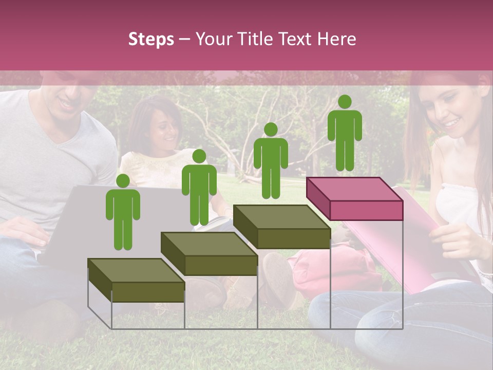 Graduate Woman Class PowerPoint Template