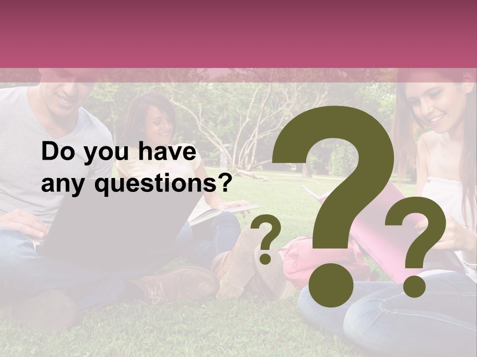 Graduate Woman Class PowerPoint Template