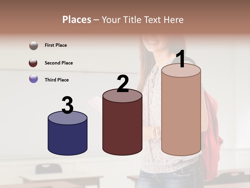 Teen Classroom Person PowerPoint Template