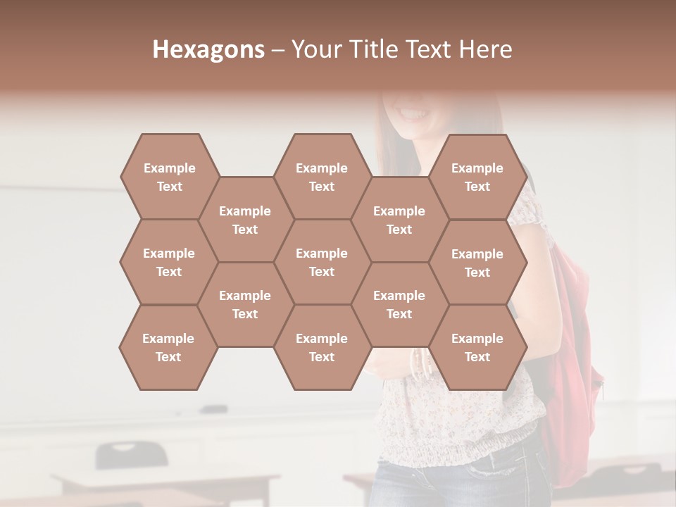 Teen Classroom Person PowerPoint Template