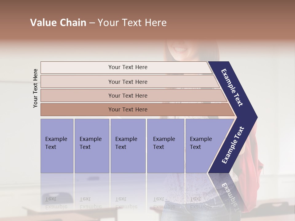 Teen Classroom Person PowerPoint Template
