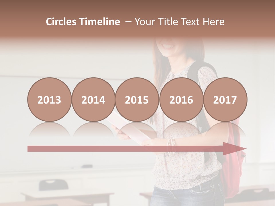 Teen Classroom Person PowerPoint Template