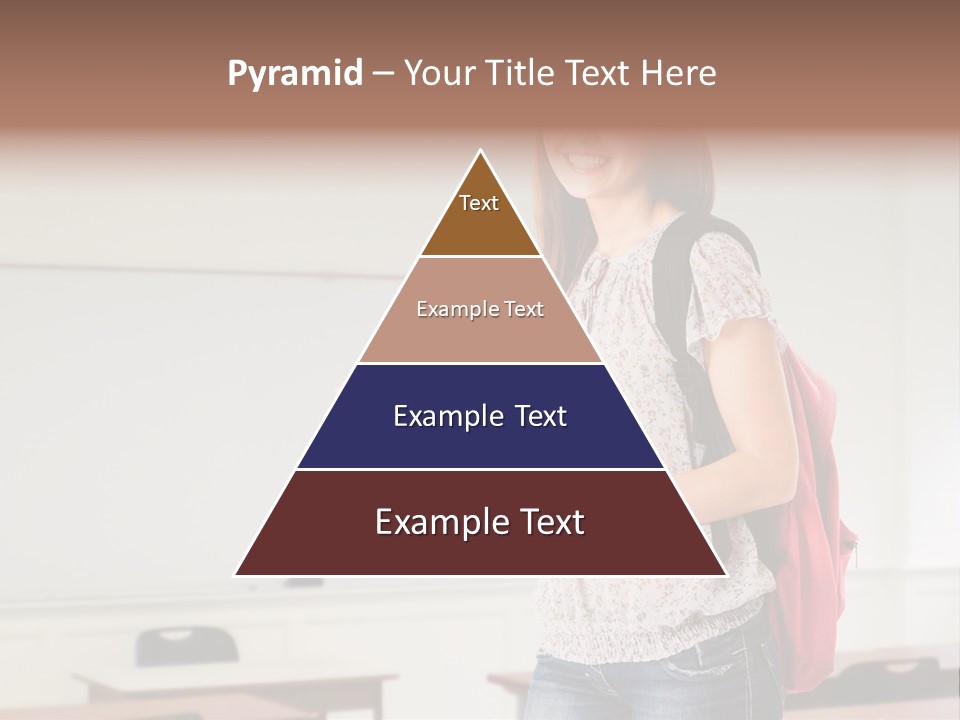 Teen Classroom Person PowerPoint Template
