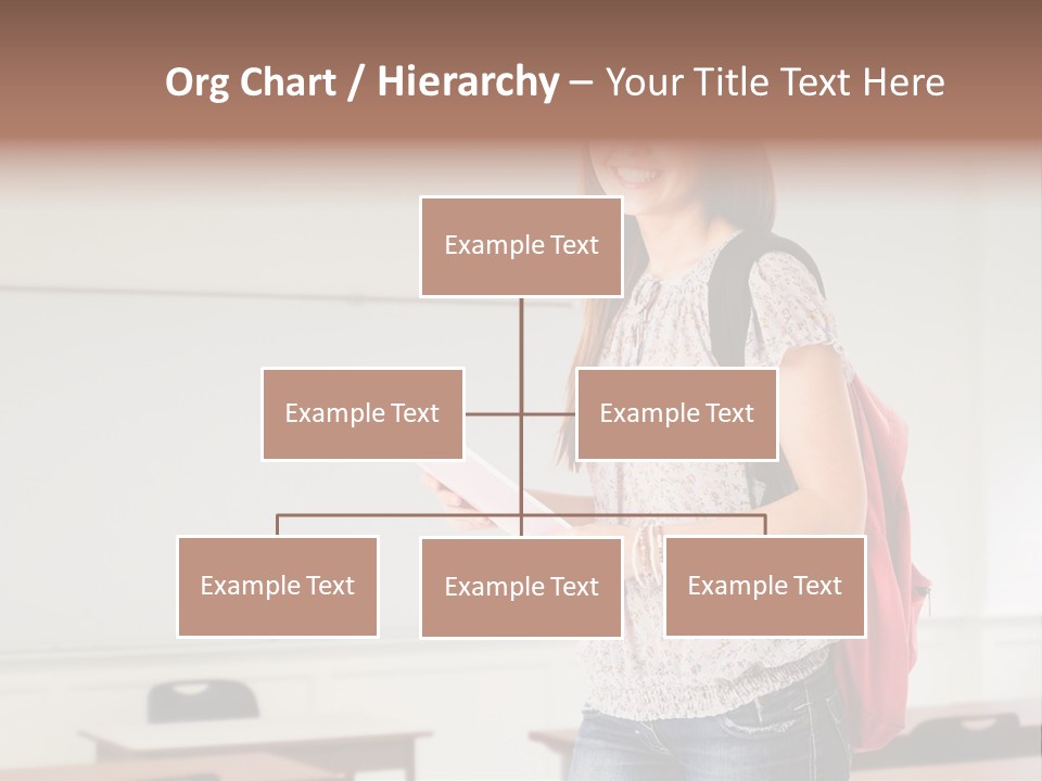 Teen Classroom Person PowerPoint Template