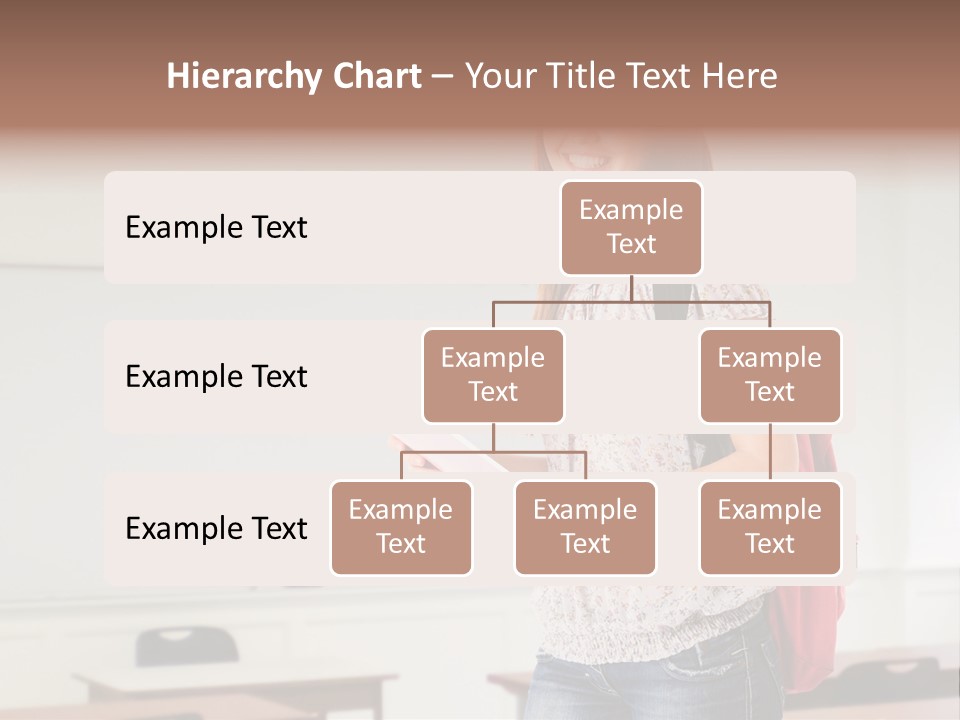 Teen Classroom Person PowerPoint Template