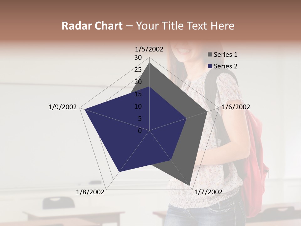 Teen Classroom Person PowerPoint Template