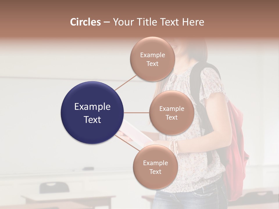 Teen Classroom Person PowerPoint Template